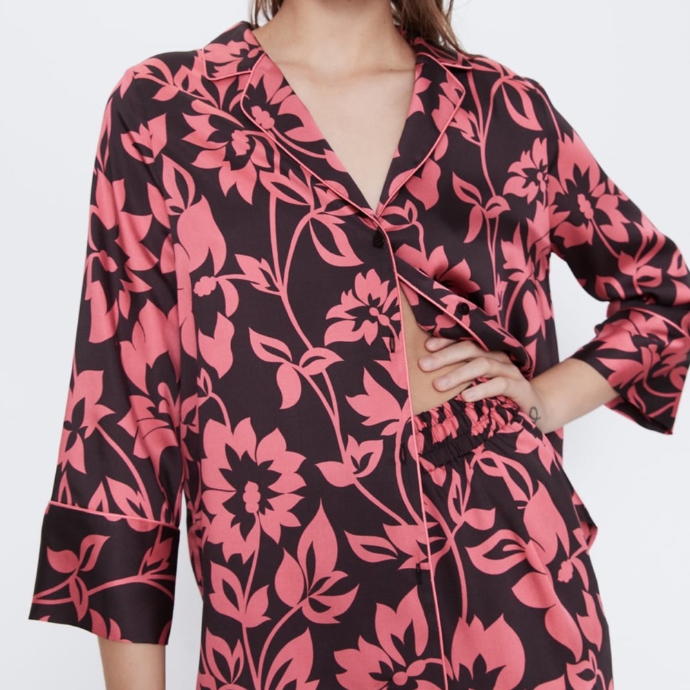 Pajama Style Top from Zara NWOT